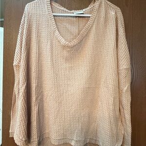 Urban Outfitters Tan Long Sleeve Top